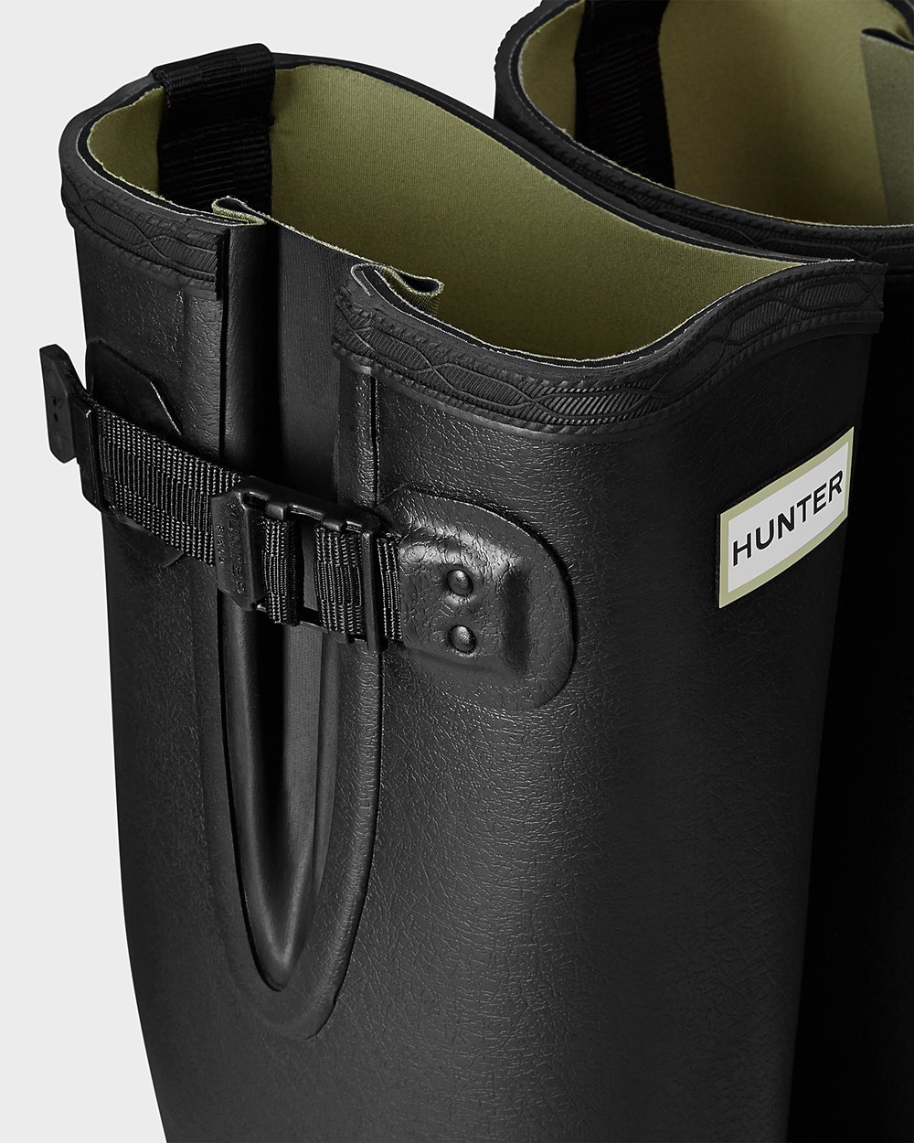 Höga Gummistövlar Herr - Hunter Balmoral Adjustable 3Mm Neoprene - Svarta - 652834-KGT